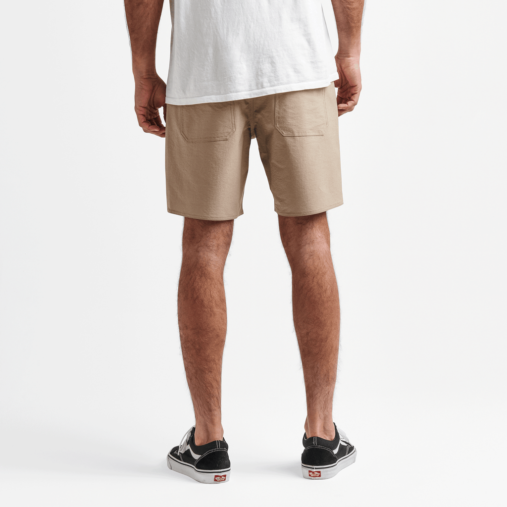 The on body view of Roark's Layover Trail Shorts - Beach Big Image - 3