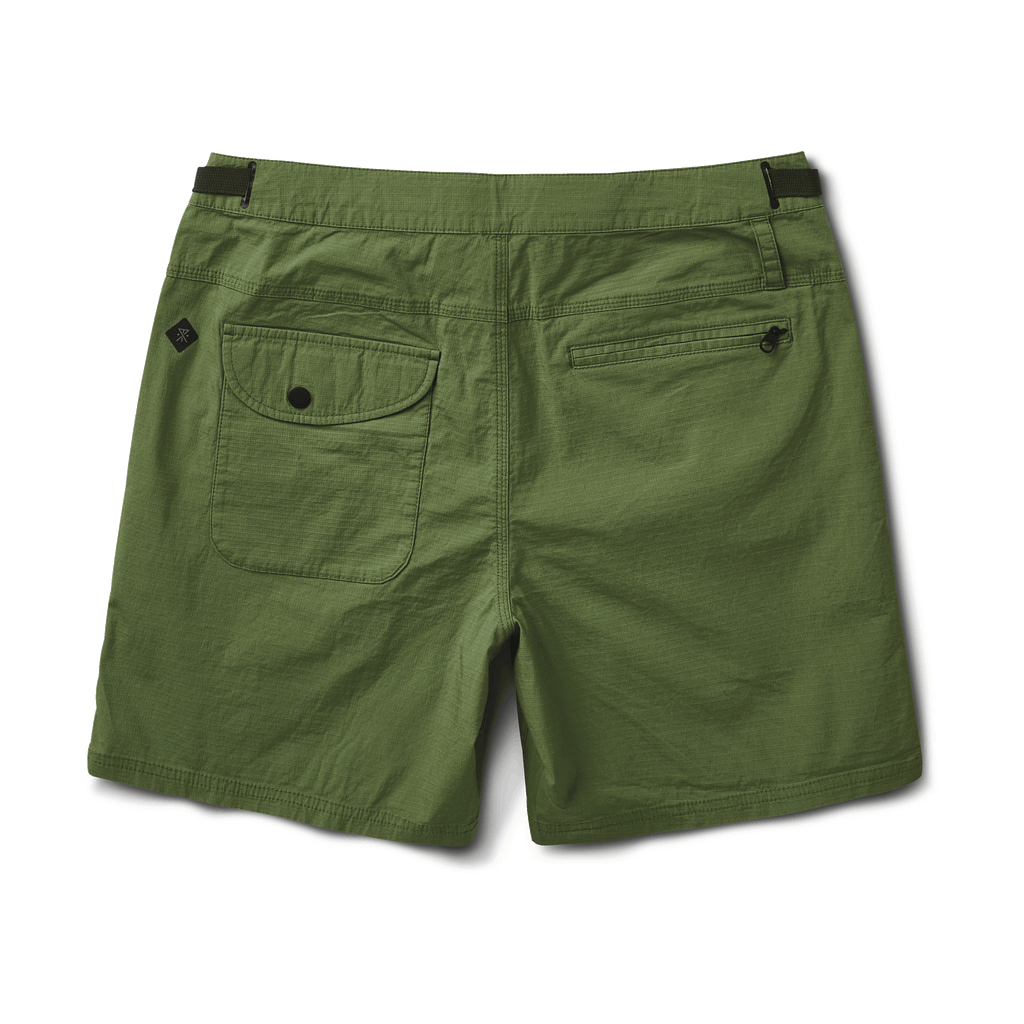 The back of Roark's Campover Shorts 17" - Jungle Green Big Image - 6
