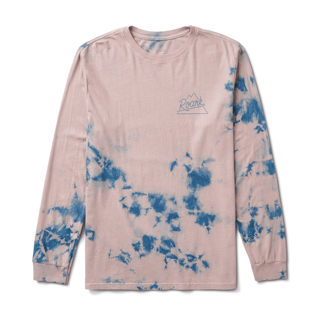 The front of Roark's Peaking Long Sleeve Organic Cotton Tee - Dusty Pink Big Image - 5