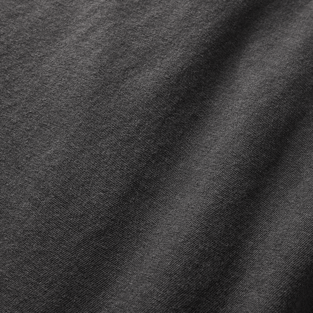 The materials of Roark's Tamaroa Long Sleeve Organic Cotton Tee - Charcoal Big Image - 7
