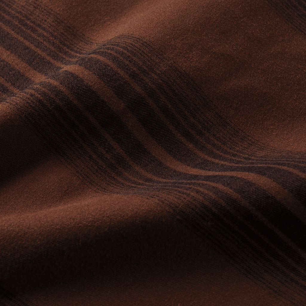 The designs of Roark's Diablo Long Sleeve Flannel - Brown Big Image - 8