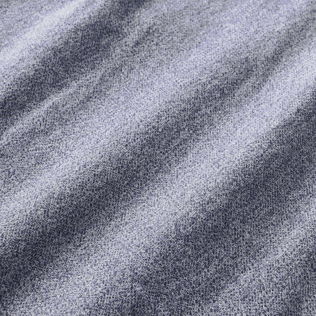 The materials of Roark's Nordsman Light Long Sleeve Flannel in Blue for men Big Image - 4