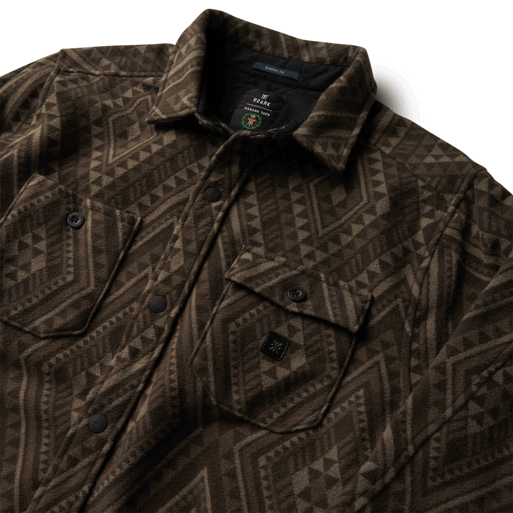 The front of Roark's Andes Manawa Tapu LS Flannel Big Image - 7