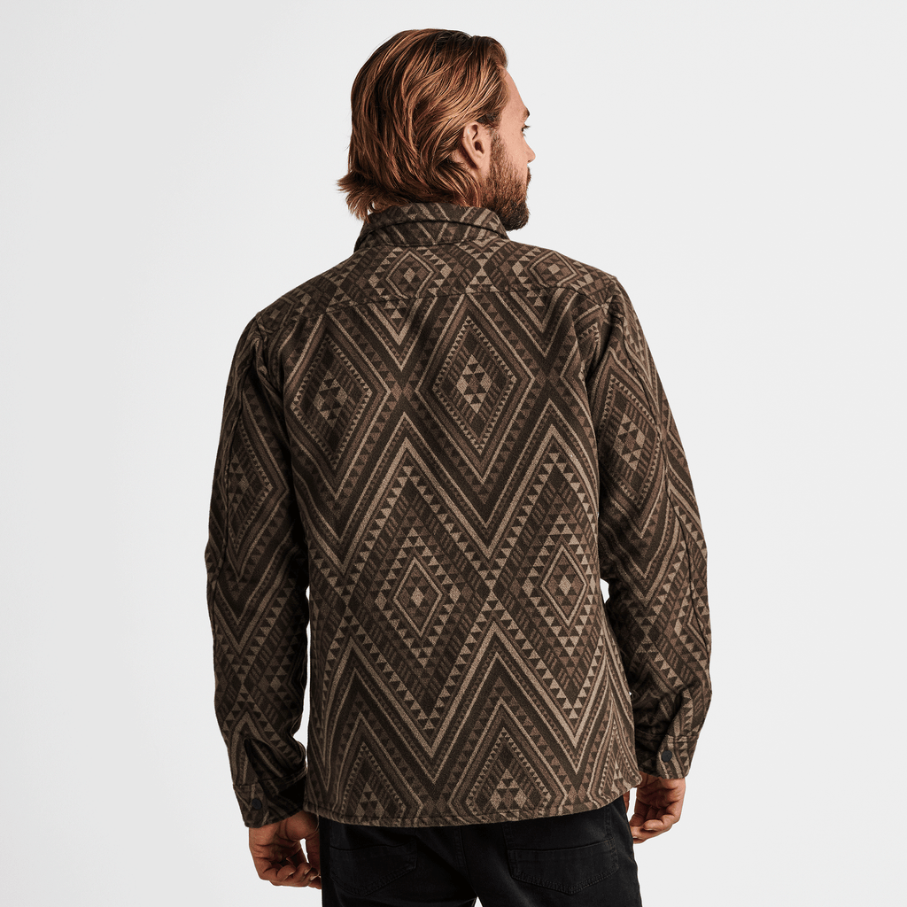 The on body view of Roark's Andes Manawa Tapu LS Flannel Big Image - 4