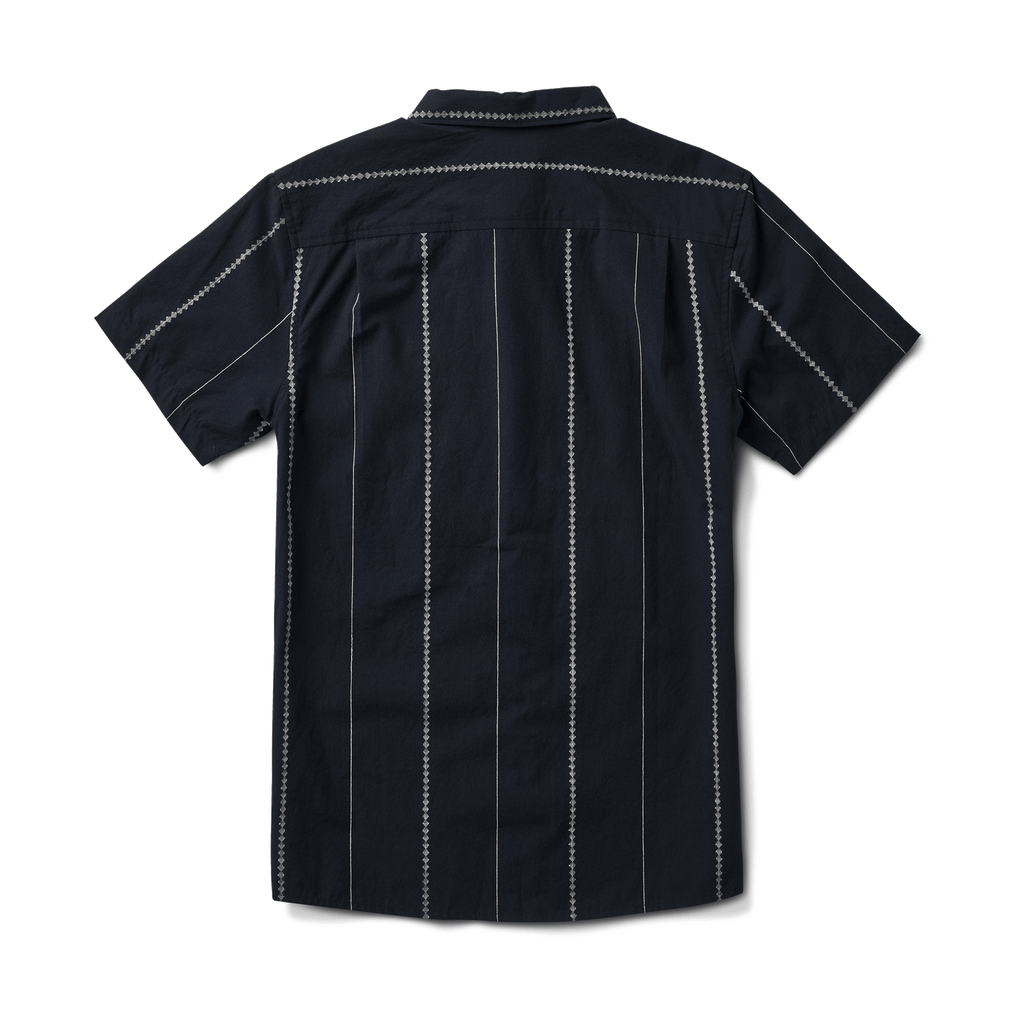 The back of Roark's Journey Shirt - Stripes Dark Navy Big Image - 5