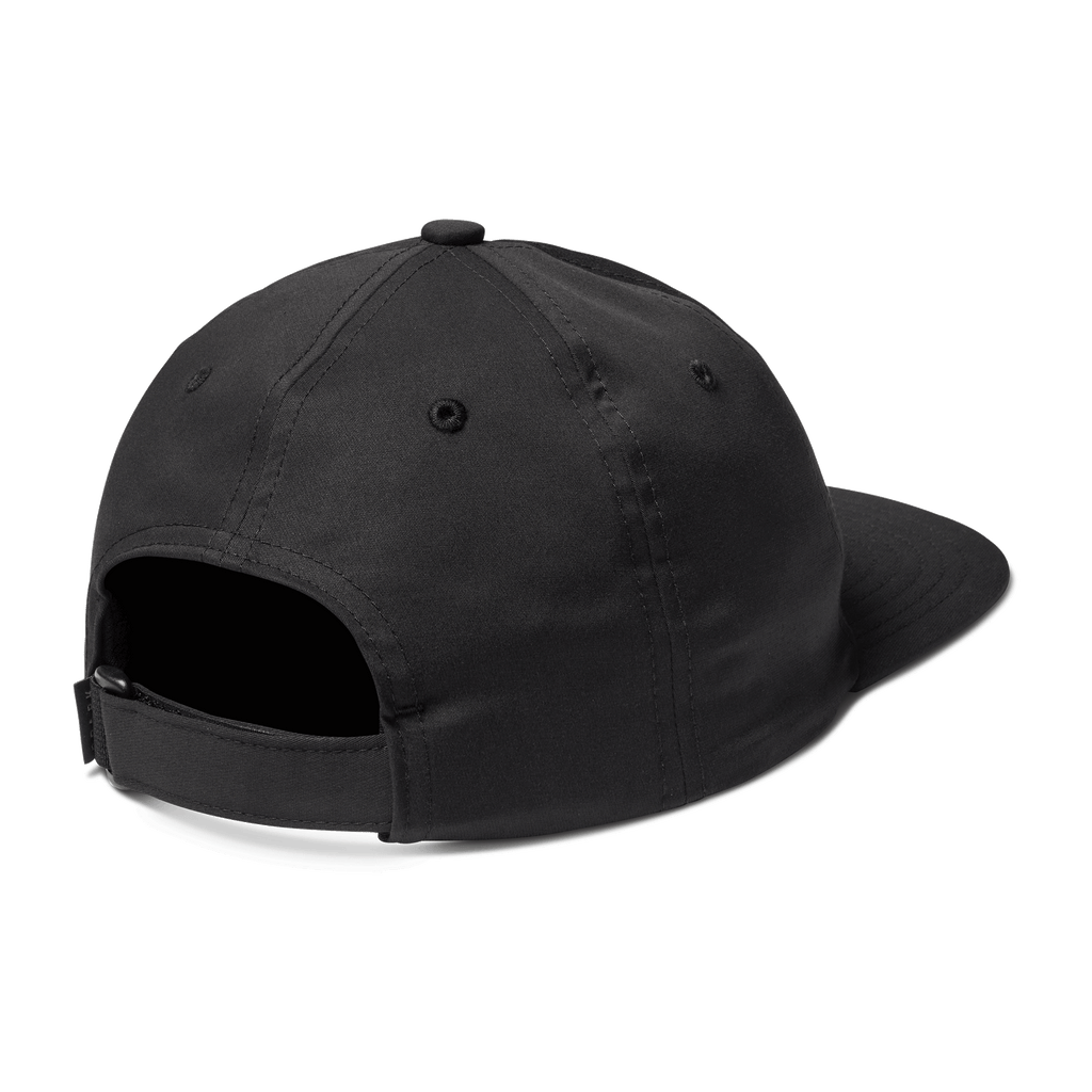 The back of Roark's Layover Strapback Hat - Black Big Image - 5