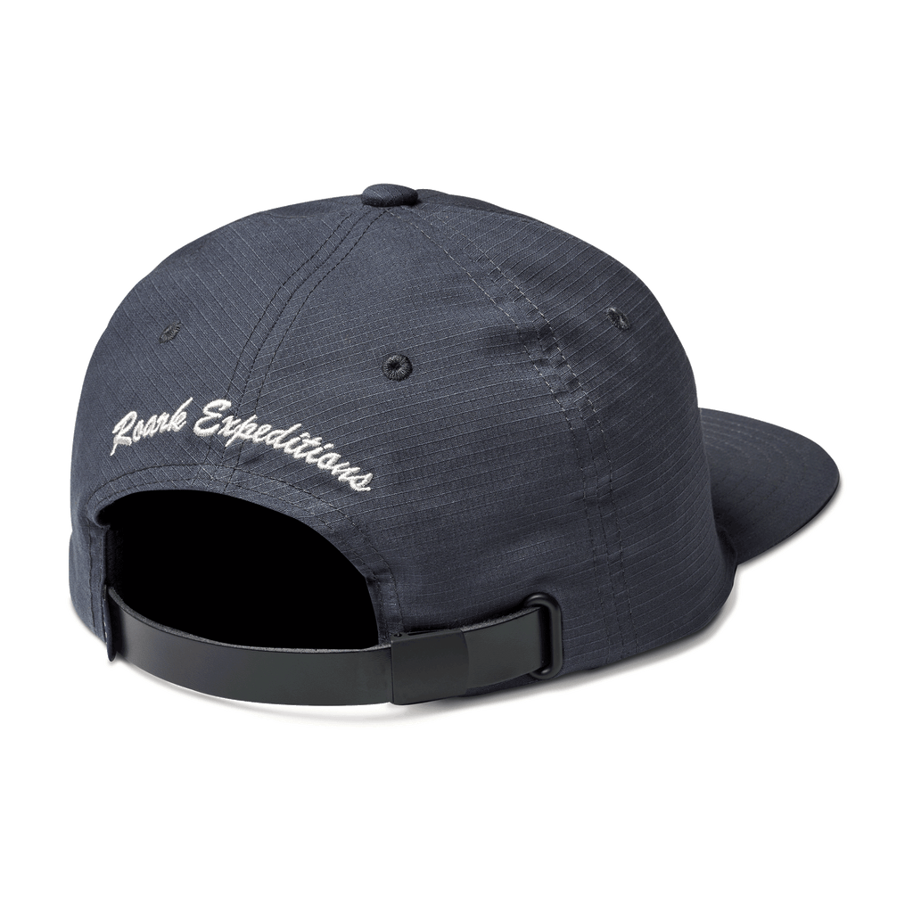 The back of Roark's Campover Strapback Hat - Dark Navy Big Image - 6